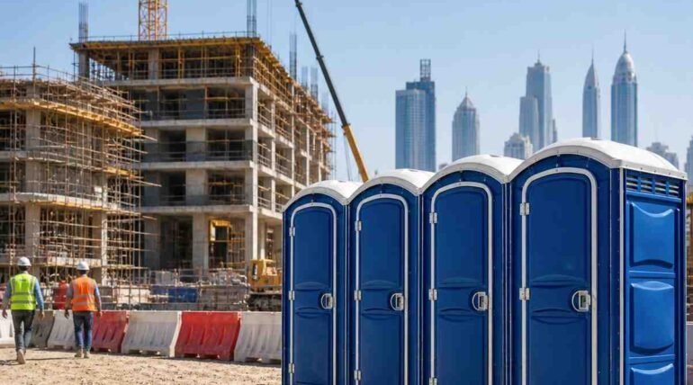construction site portable toilets